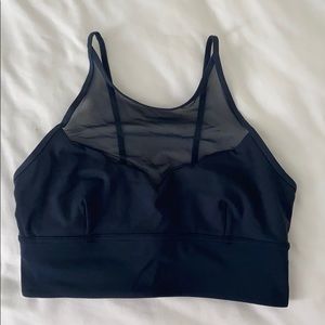 LULULEMON ADORE YOUR CORE scallop/mesh longline